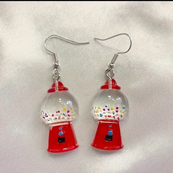 Gum Ball Earrings, NIP, Fun, Different - Picture 5 of 5